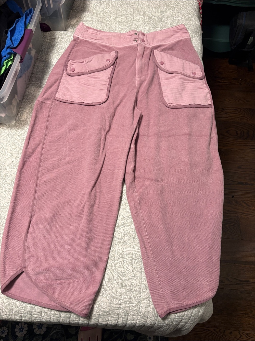 Women’s Pink free people movement weatpants